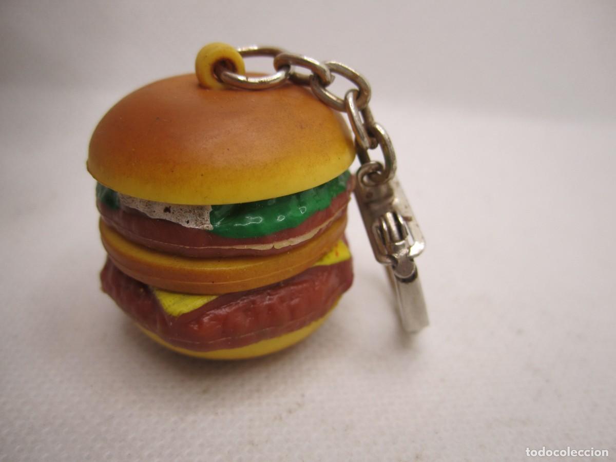 Coleccionismo de llaveros: llavero hamburguesa plastico