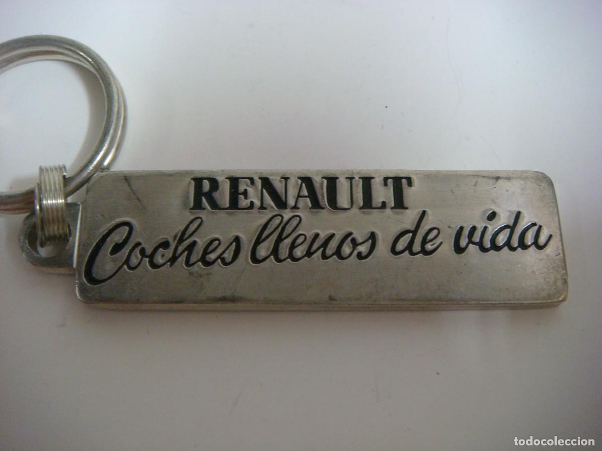 Coleccionismo de llaveros: LLAVERO DE RENAUL COCHES LLENO DE VIDA-(&)
