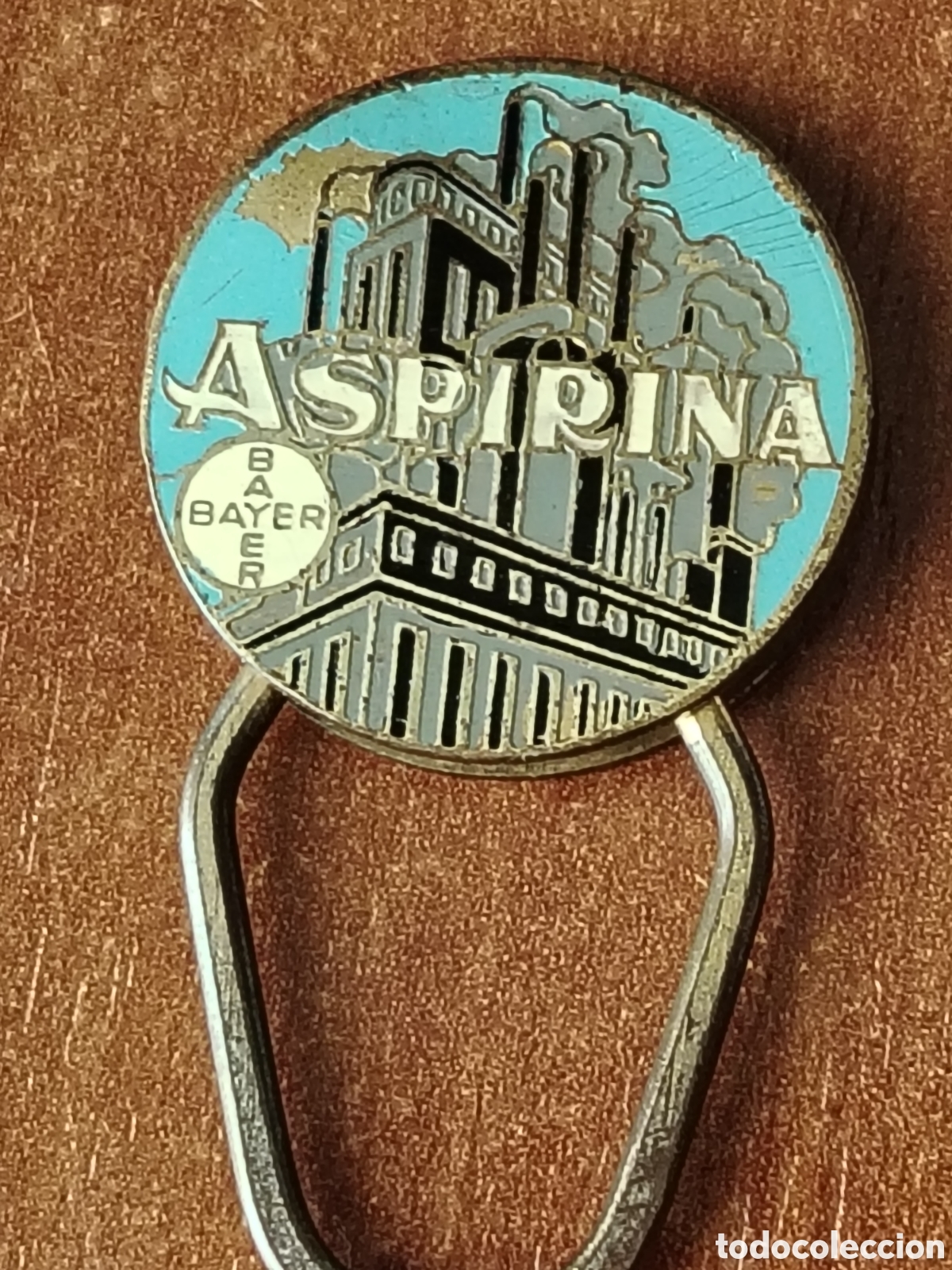 Coleccionismo de llaveros: Llavero muy antiguo de Aspirina