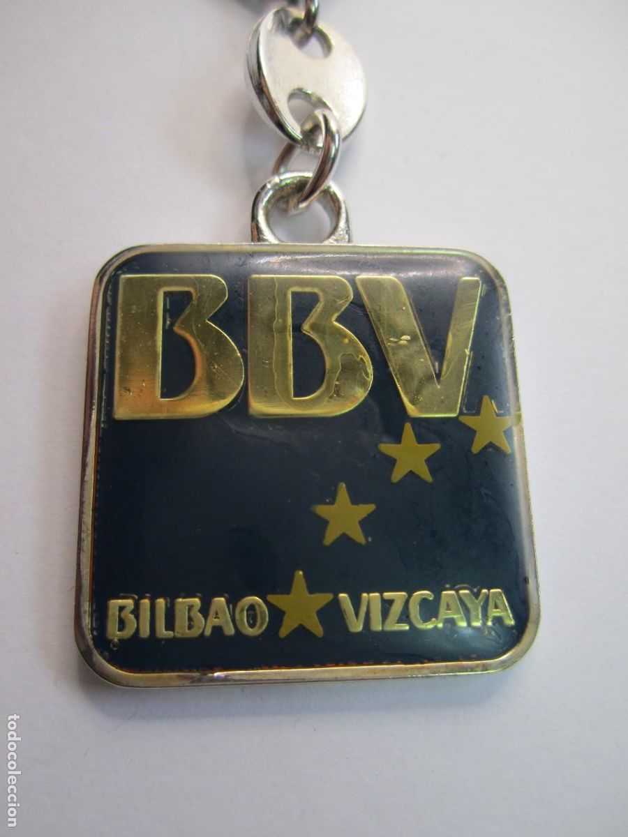 Coleccionismo de llaveros: llavero bbv bilbao vizcaya