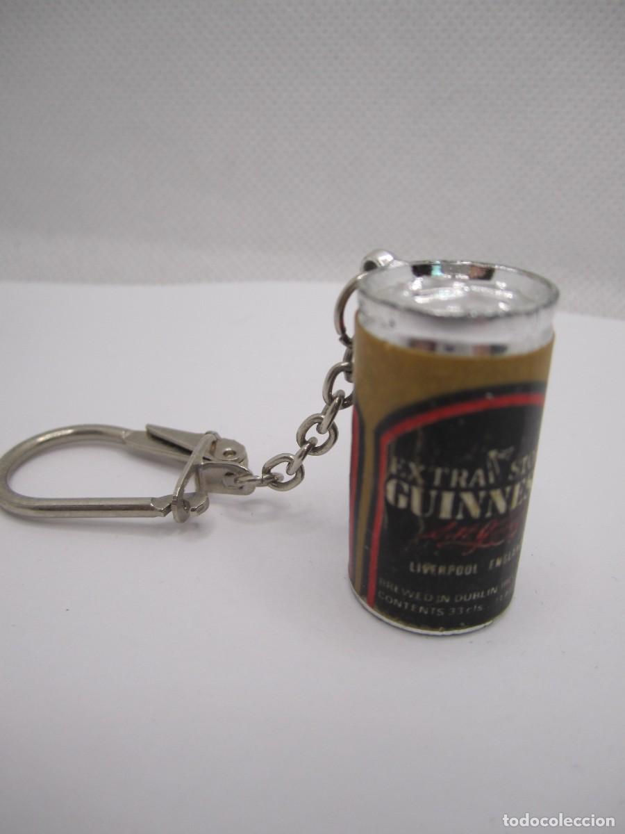 Coleccionismo de llaveros: llavero lata cerveza guinnes