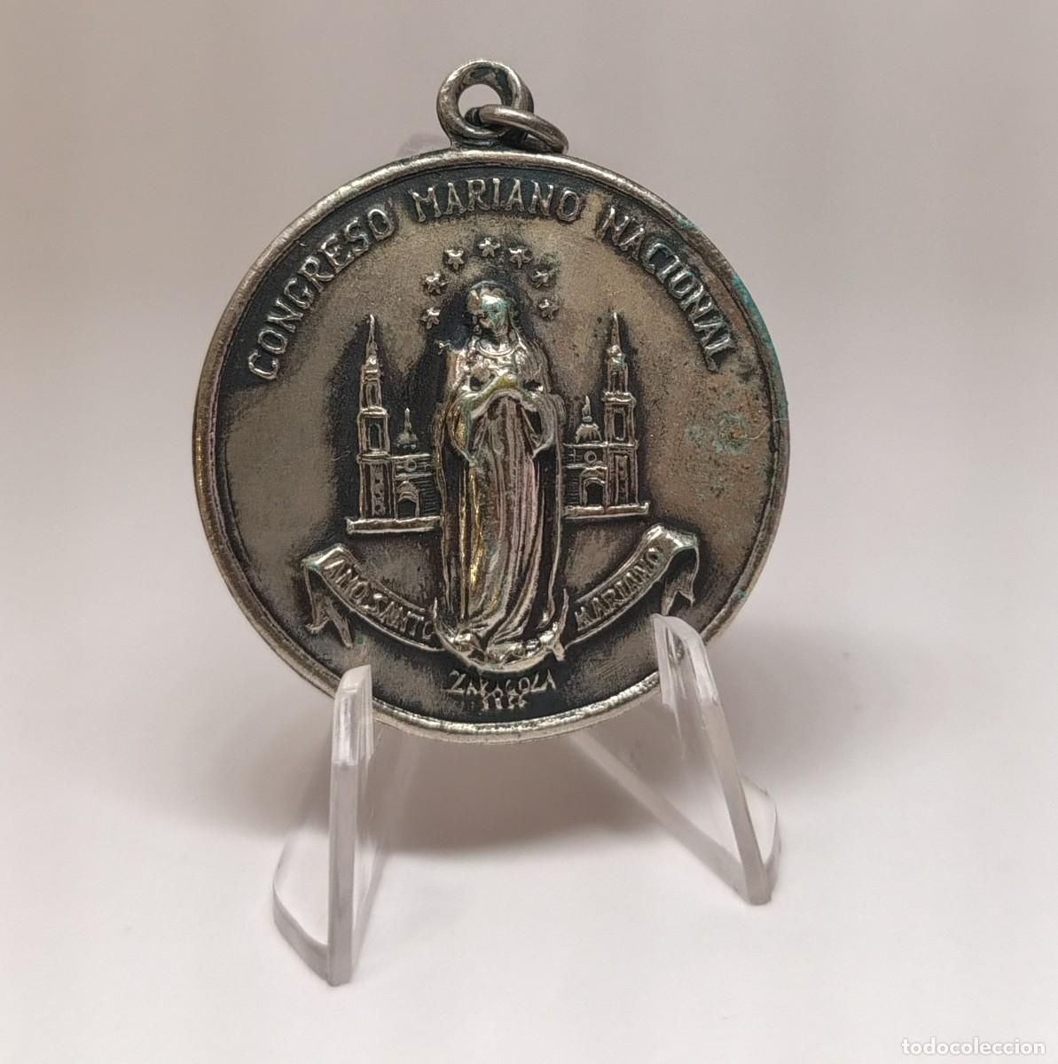 Coleccionismo de llaveros: LLAVERO / MEDALLA CONGRESO MARIANO NACIONAL (ZARAGOZA): A&Ntilde;O SANTO MARIANO. M273