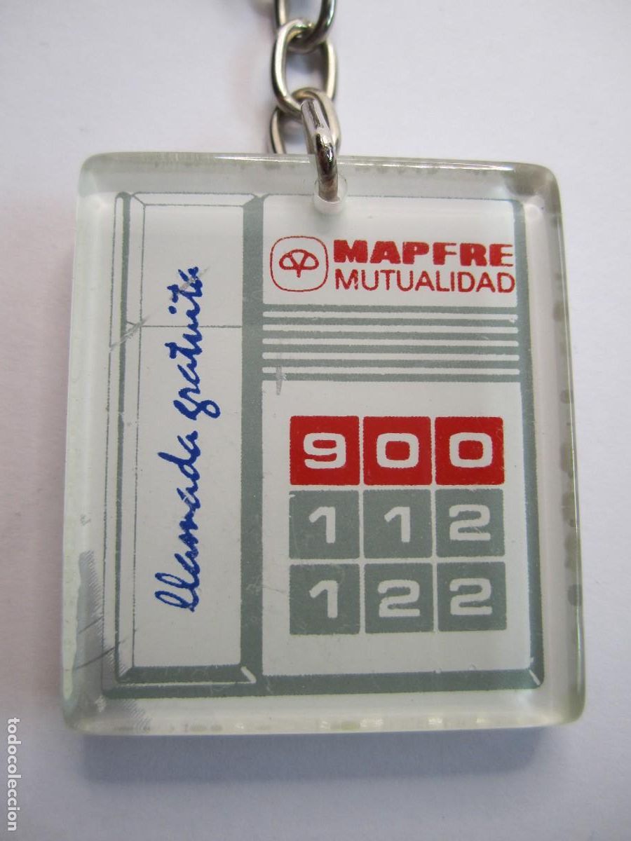Coleccionismo de llaveros: llavero mapfre mutualidad