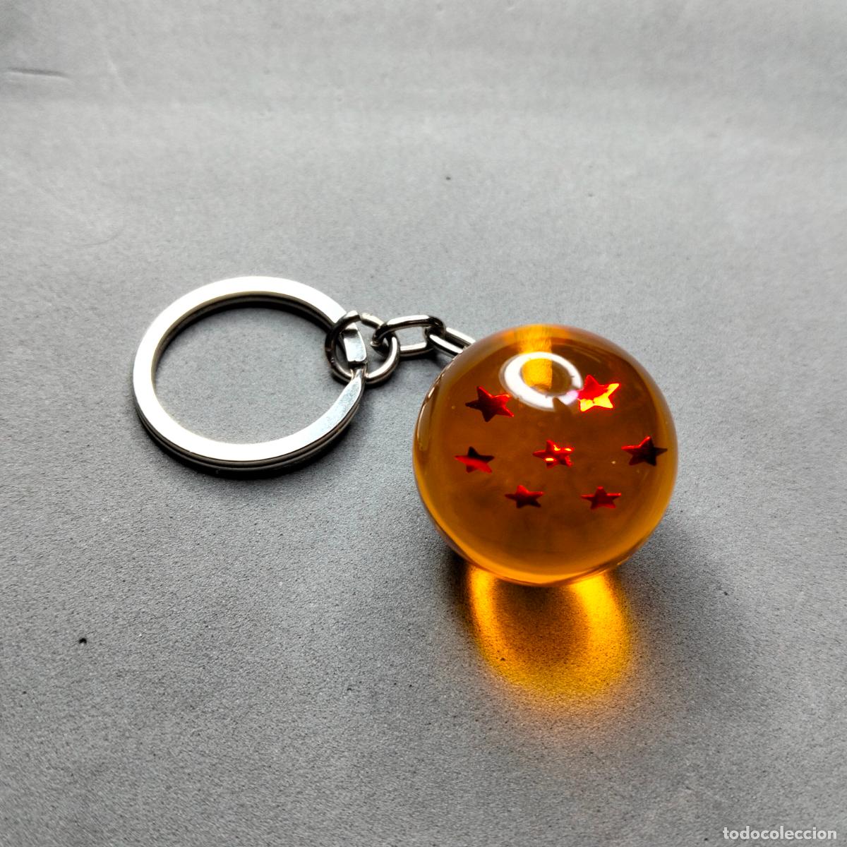 Coleccionismo de llaveros: Antiguo llavero con Bola de Drag&oacute;n con 7 estrellas, Dragon Ball