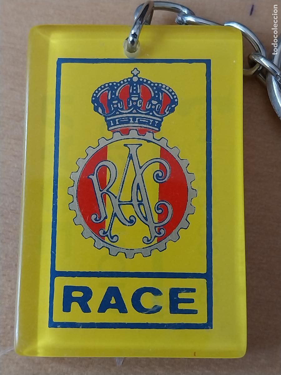 Coleccionismo de llaveros: RACE ASISTENCIA LLAVERO PL&Aacute;STICO 5X3.3CMS ORIGINAL VINTAGE