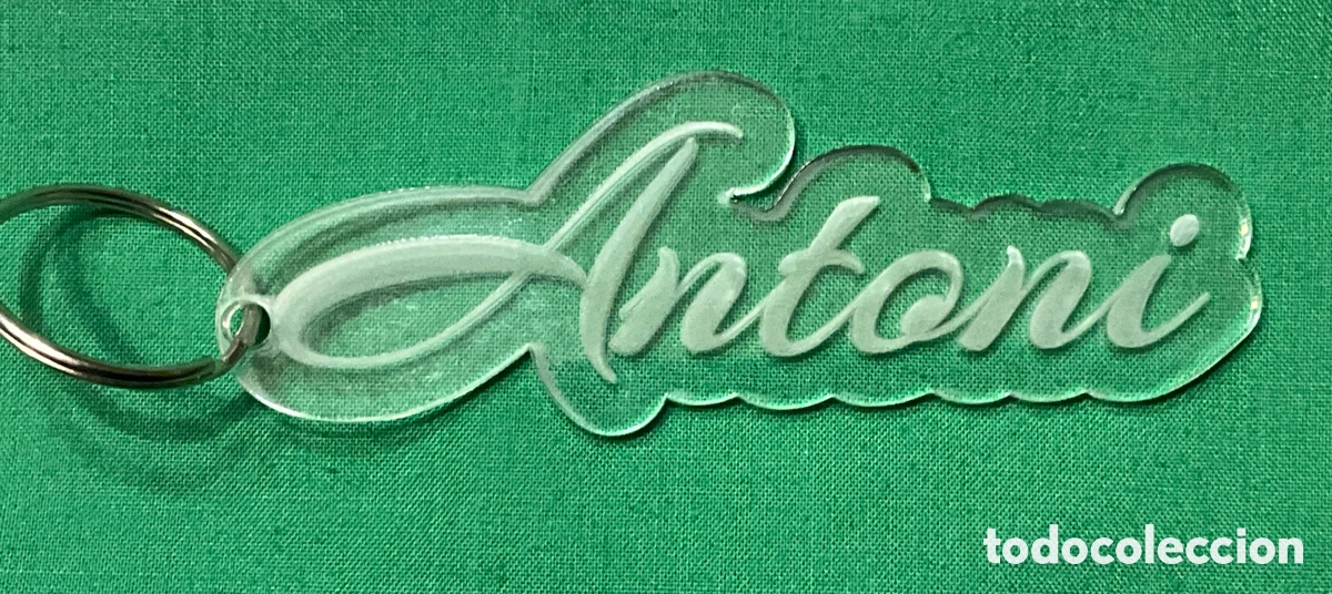 Coleccionismo de llaveros: &ldquo;ANTONI&rdquo; LLAVERO PERSONALIZADO EN METRACRILATO.