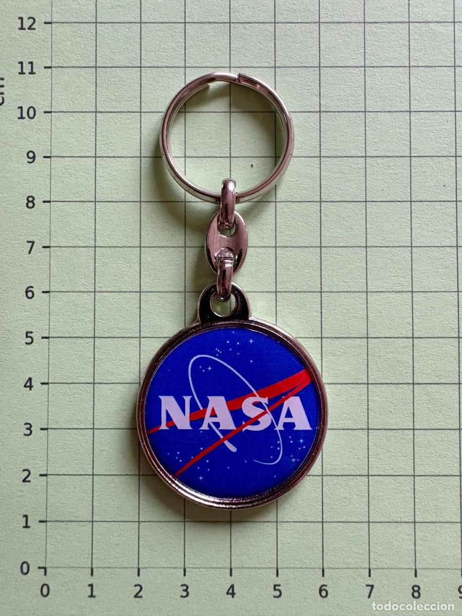 Coleccionismo de llaveros: LLAVERO METAL Y RESINA NASA, NUEVO Y SIN USO