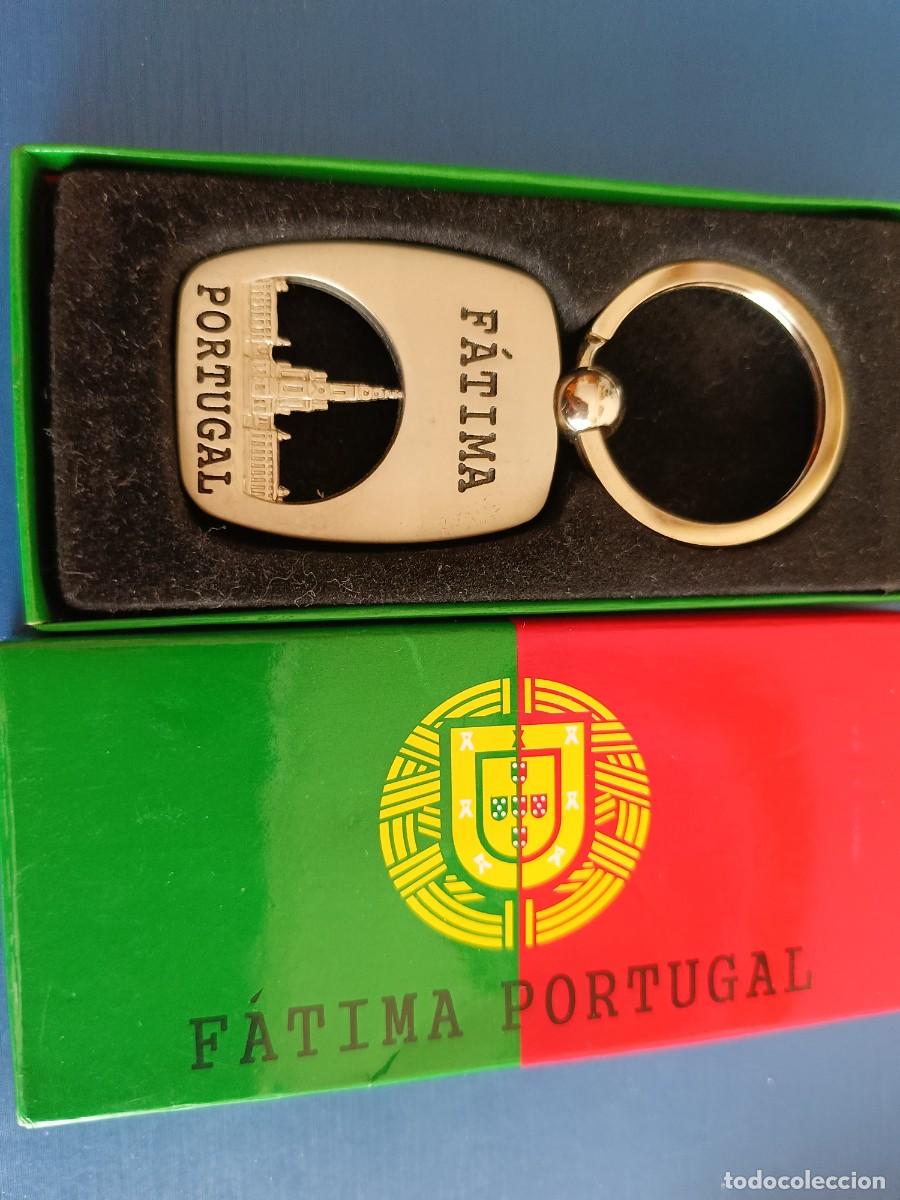 Coleccionismo de llaveros: Llavero de F&aacute;tima en caja de Portugal mm