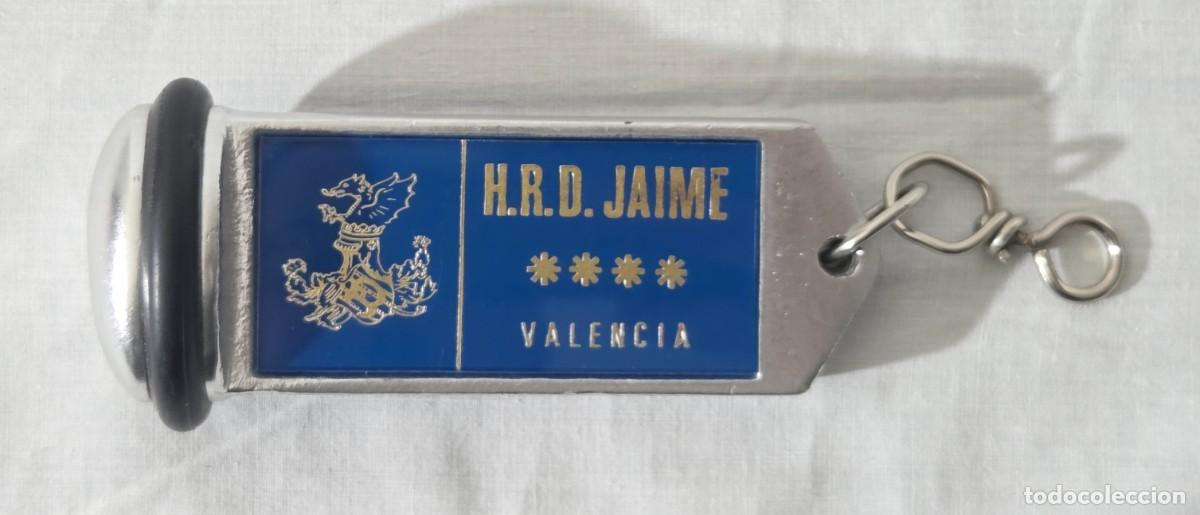 Coleccionismo de llaveros: Llavero metalico de Hotel, H.R.D Jaime, Valencia