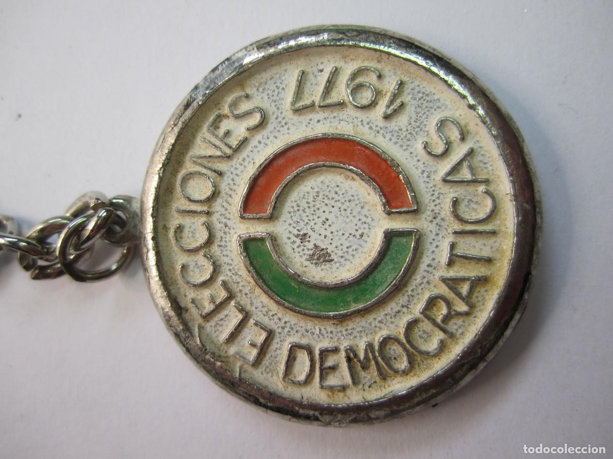 Coleccionismo de llaveros: llavero ucd elecciones democraticas 1977 - Foto 2