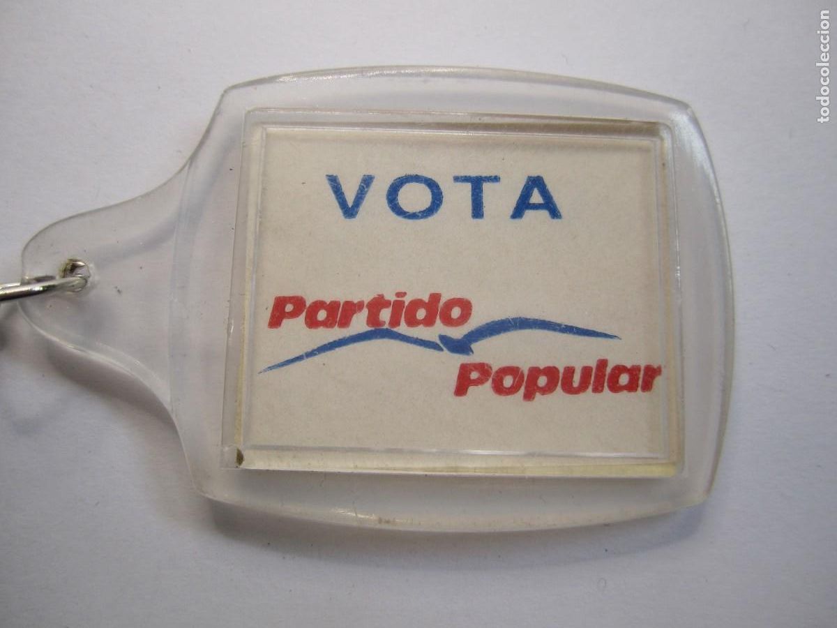 Coleccionismo de llaveros: llavero vota partido popular pp