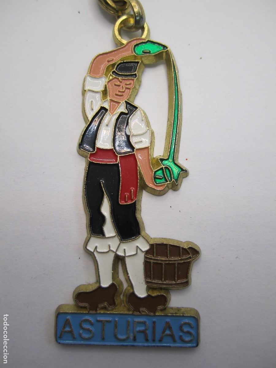 Coleccionismo de llaveros: llavero asturias sidra