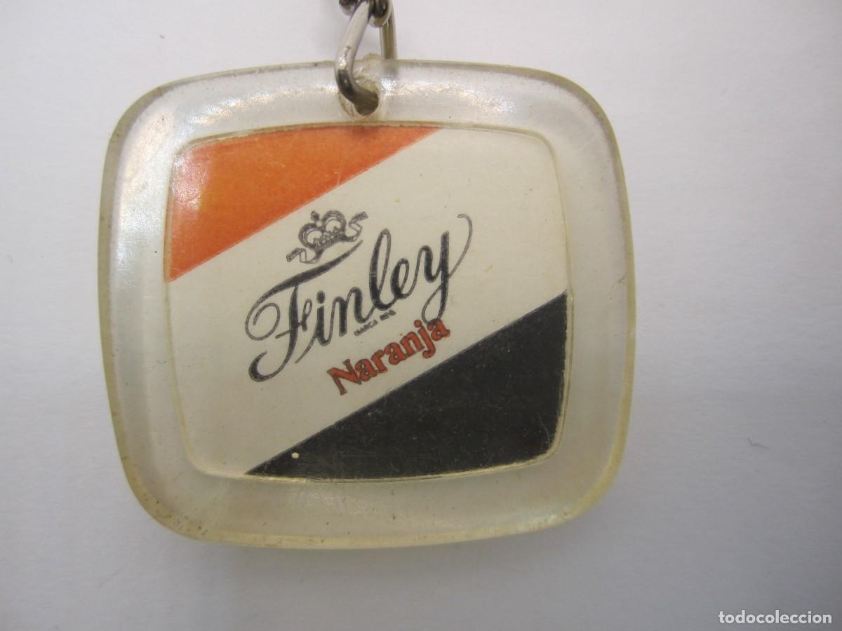 Coleccionismo de llaveros: llavero tonica finley naranja