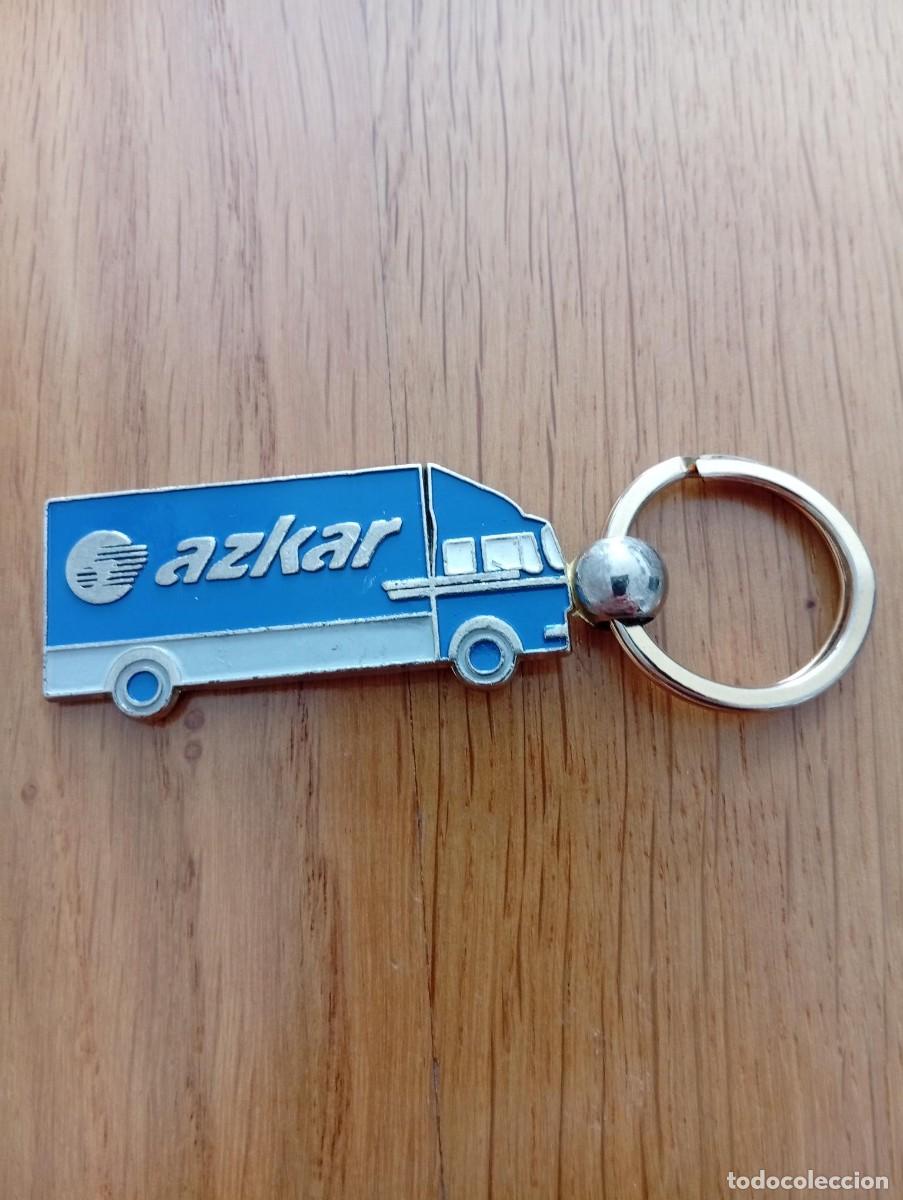 Coleccionismo de llaveros: llavero publicidad transportes azkar camion