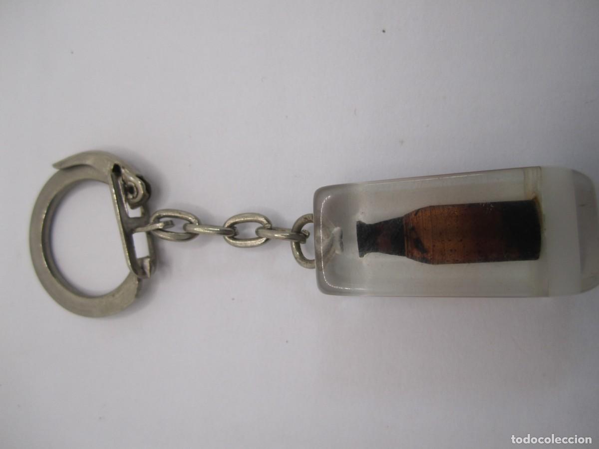 Coleccionismo de llaveros: llavero vintage botella - Foto 2