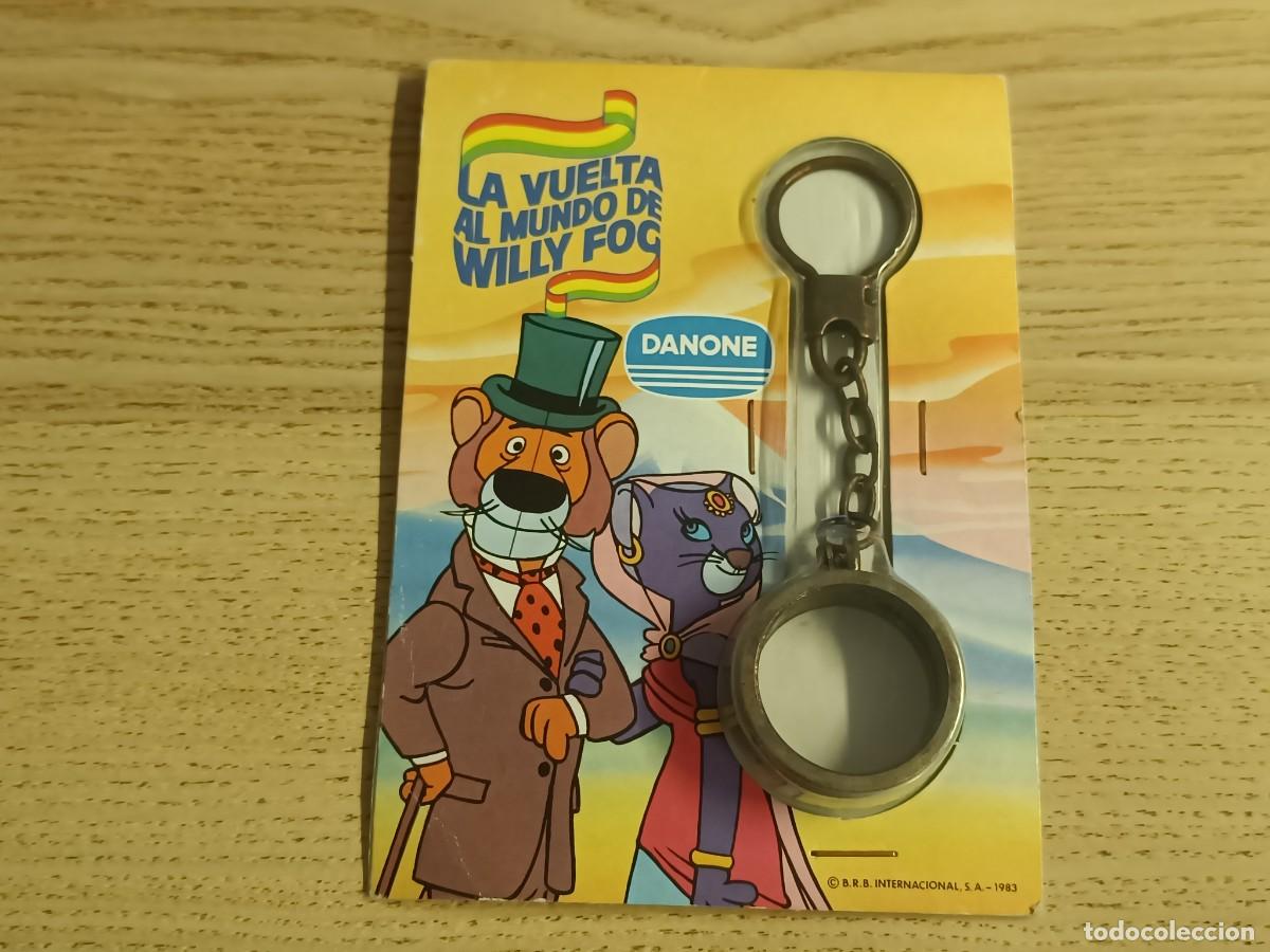 Coleccionismo de llaveros: Llavero Solar La vuelta al Mundo de Willy Fog. Obsequio Danone. Nuevo. En el Blister