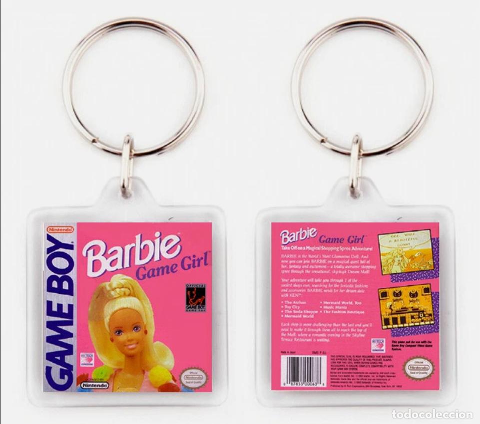 Coleccionismo de llaveros: BARBIE GAME GIRL NINTENDO GAME BOY LLAVERO