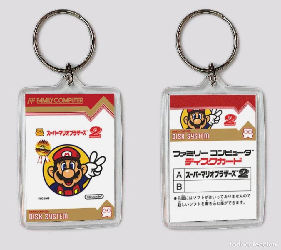 Coleccionismo de llaveros: SUPER MARIO BROTHERS 2 NINTENDO FAMICOM DISK SYSTEM LLAVERO