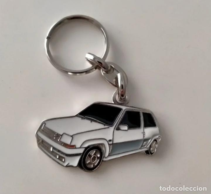 Coleccionismo de llaveros: Llavero Renault 5 turbo blanco - Foto 1