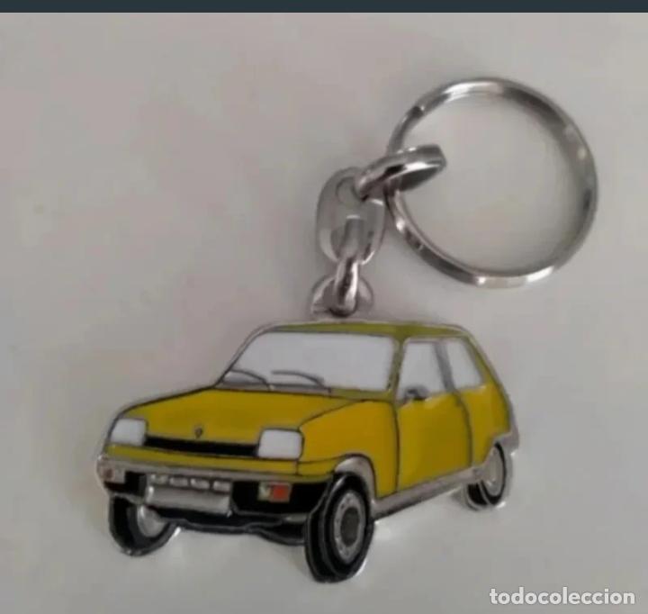 Coleccionismo de llaveros: llavero renault 5 plateado