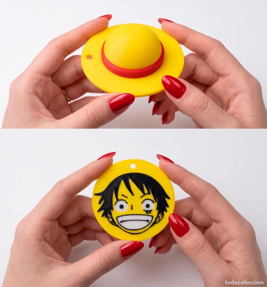 Coleccionismo de llaveros: Llavero de Luffy - Sombrero de Paja y Cara | One Piece