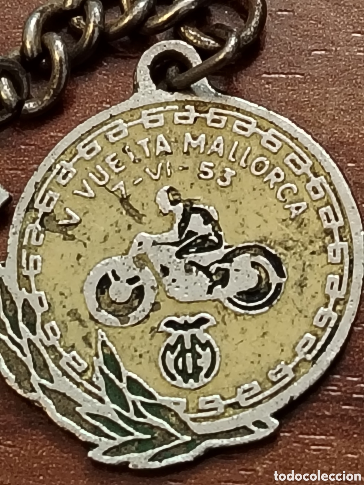 Coleccionismo de llaveros: Llavero IV vuelta a Mallorca a&ntilde;o 1954 (Moto Club Mallorca)