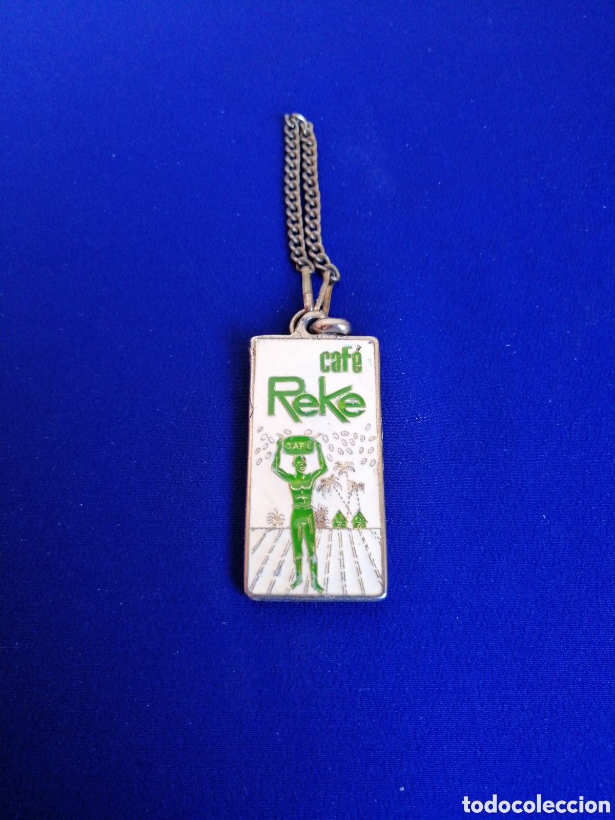 Collectionnisme de portes-cl&eacute;s: CAF&Eacute; REKE - MANUEL TRIGUEZ GARC&Iacute;A AGENTE COMERCIAL COLEGIADO (CUENCA) LLAVERO ANTIGUO