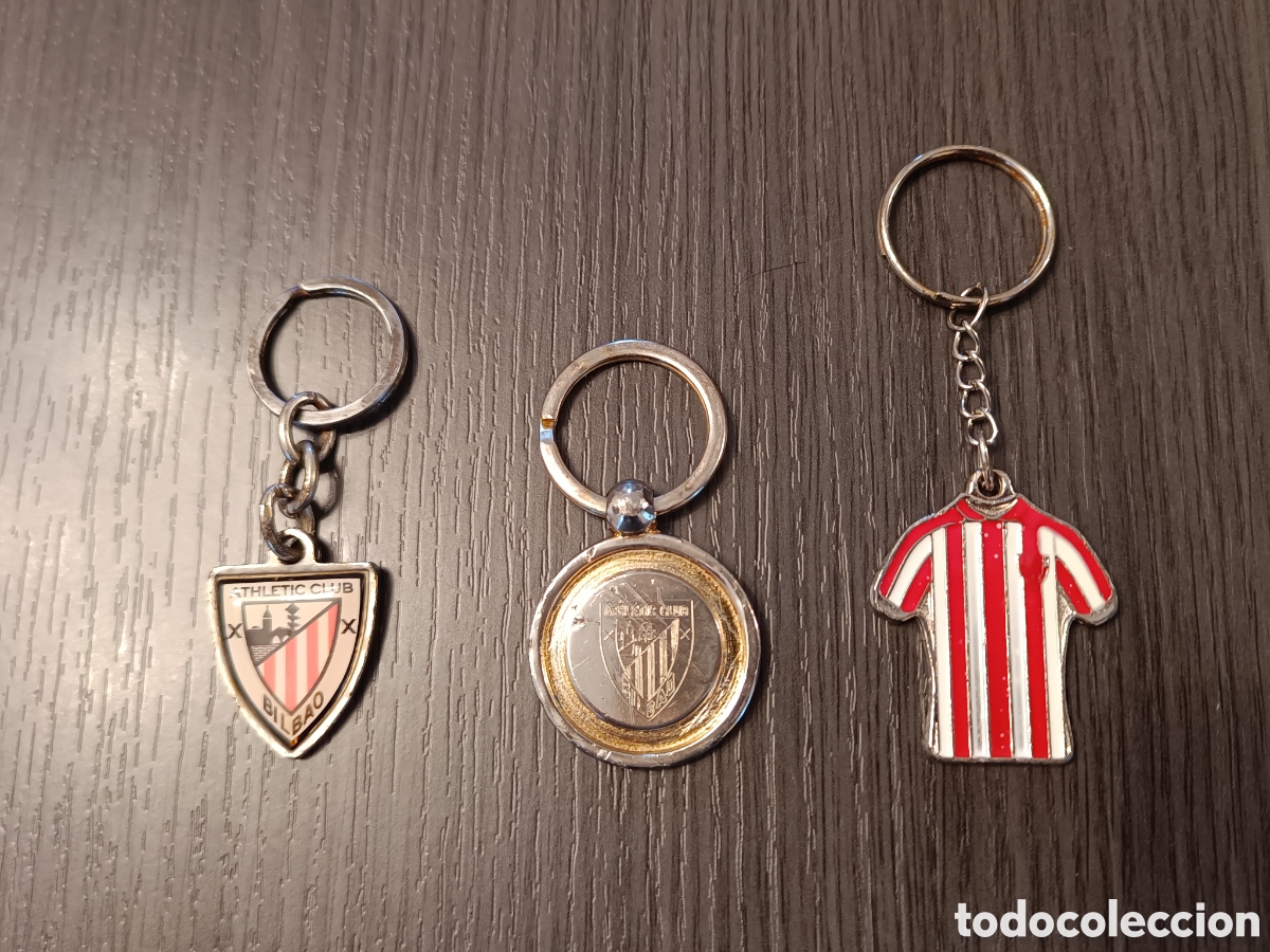 Coleccionismo de llaveros: Lote Llaveros Athletic Club Futbol