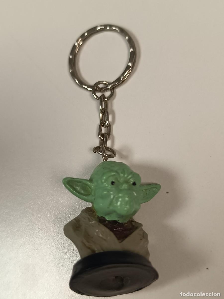 Coleccionismo de llaveros: Antiguo Llavero de Star Wars con la forma de la cabeza de Yoda