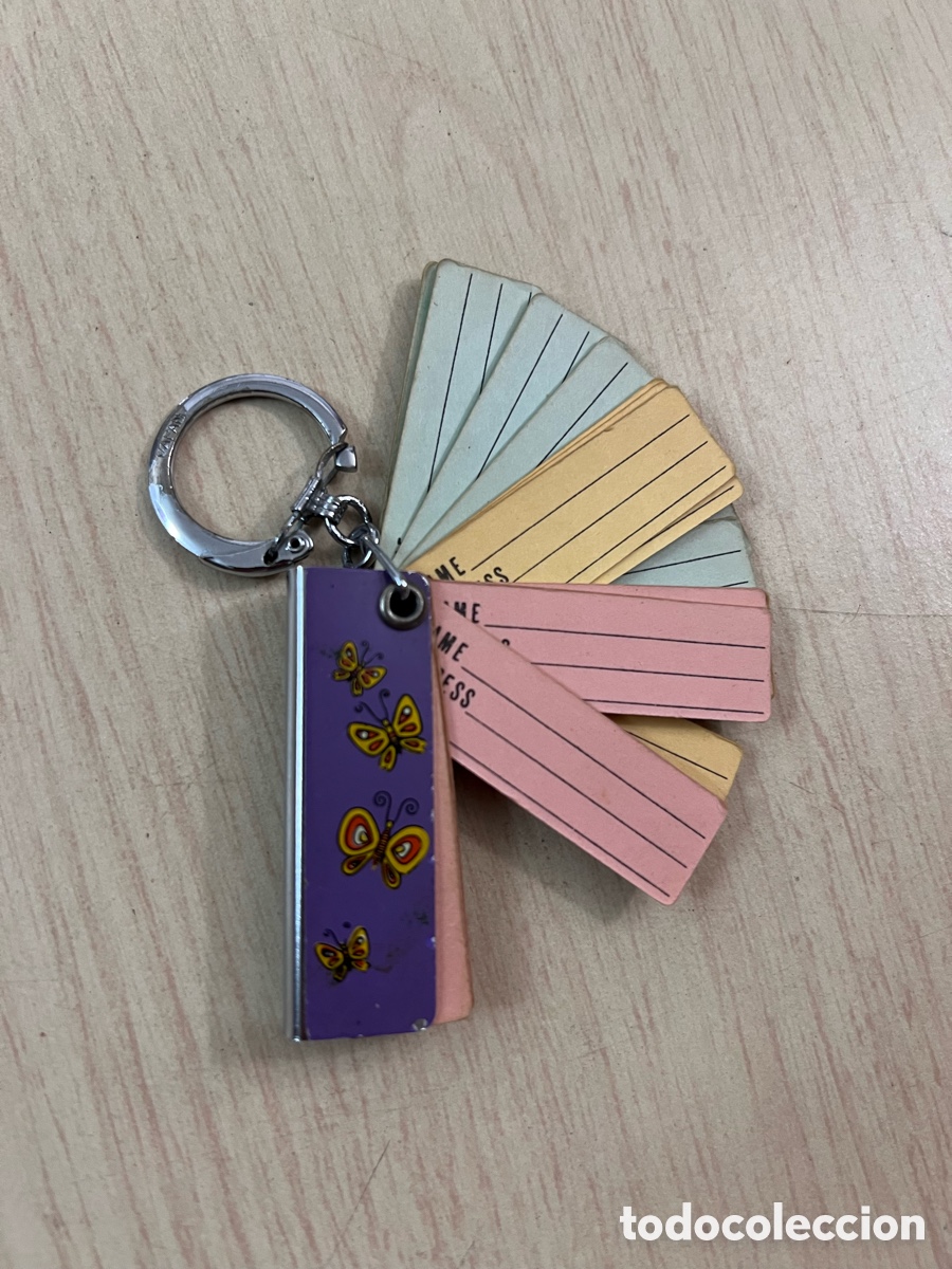 Collectionnisme de portes-cl&eacute;s: ✅ llavero agenda NAME-ADRESS-PHONE