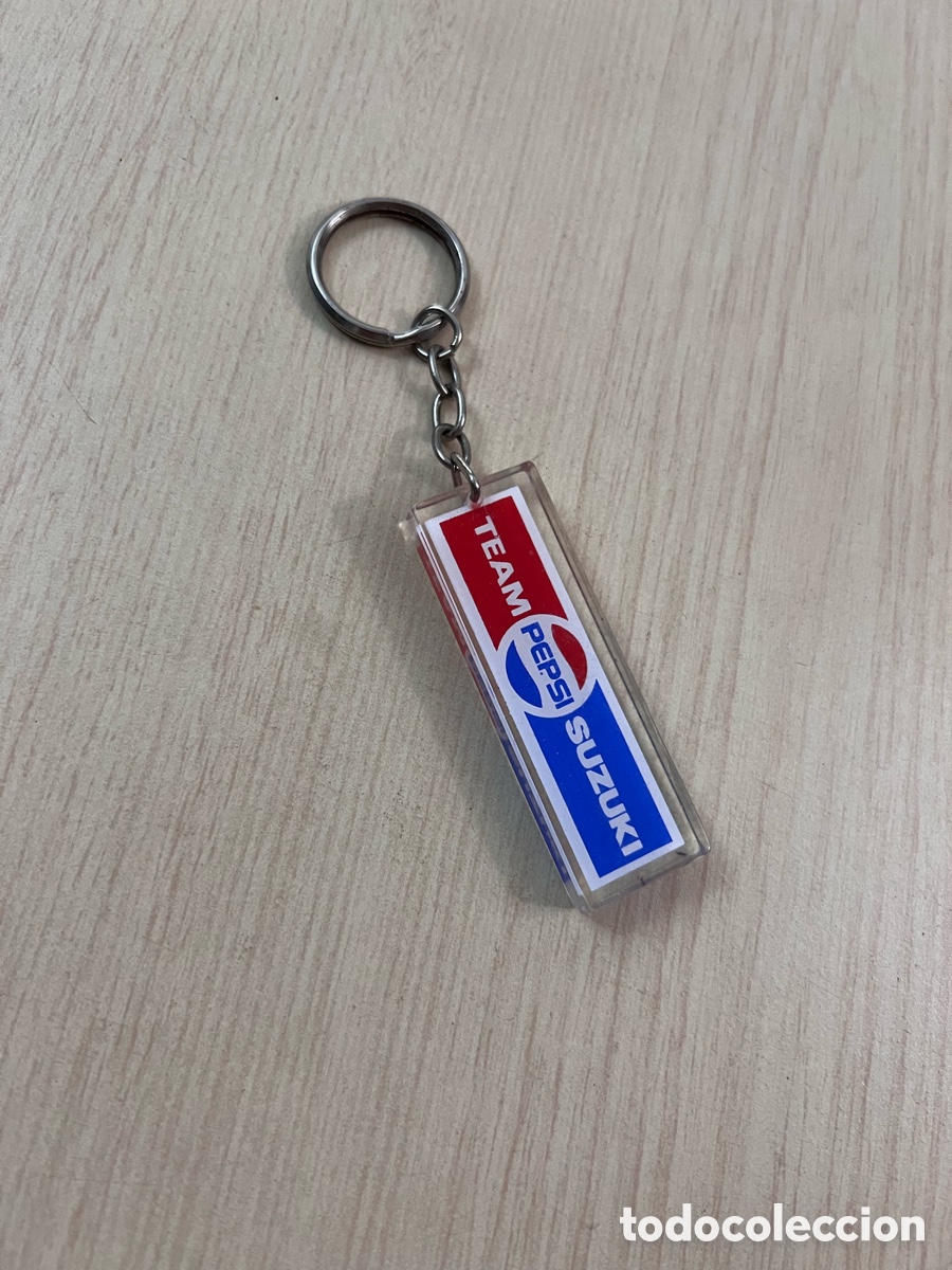 Coleccionismo de llaveros: ✅ llavero TEAM PEPSI SUZUKI vintage a&ntilde;os 80