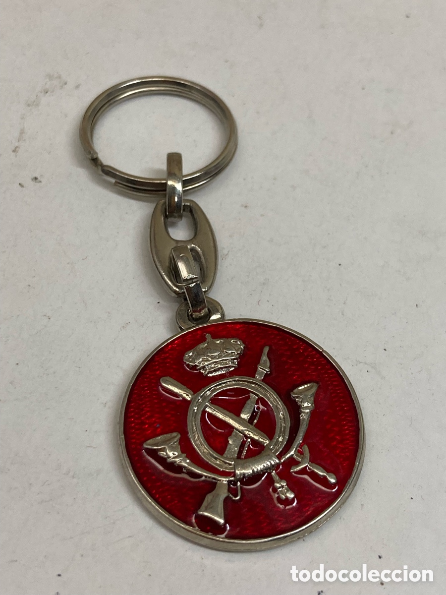 Coleccionismo de llaveros: llavero presenta el escudo del Regimiento de Infanter&iacute;a Mallorca n&ordm; 13