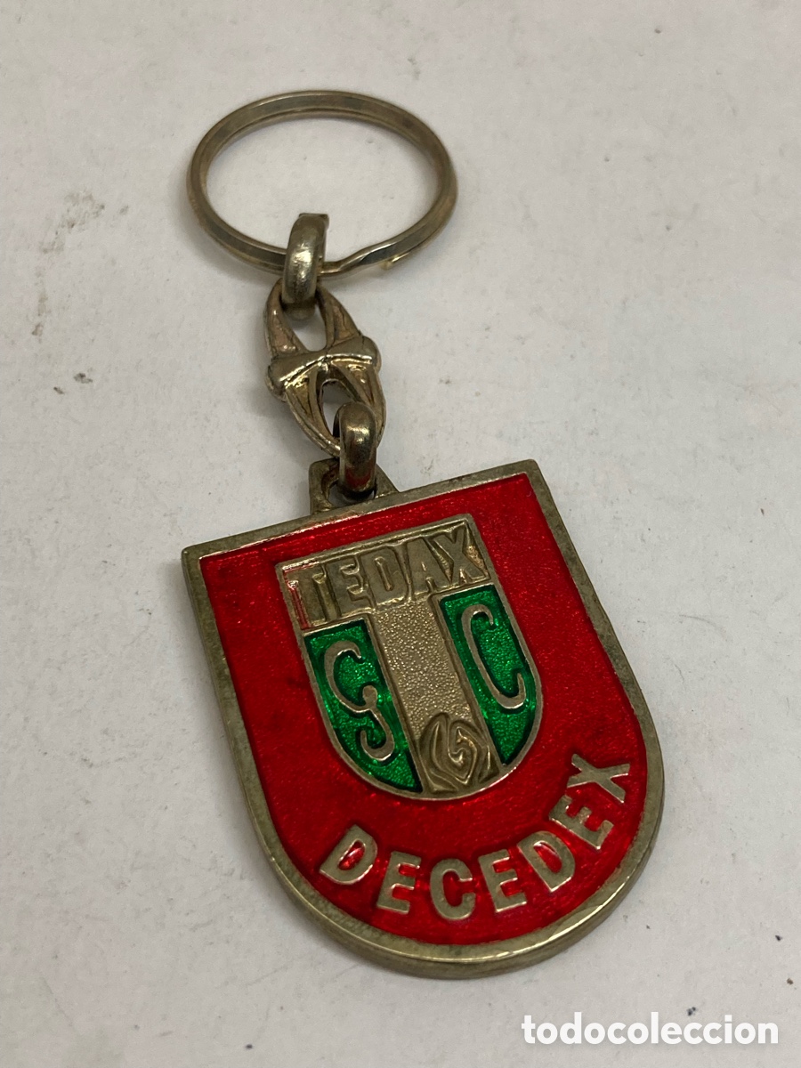 Coleccionismo de llaveros: llavero met&aacute;lico con el escudo del TEDAX