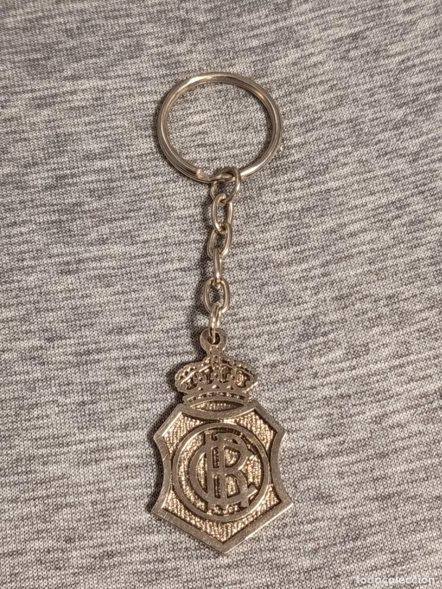 Coleccionismo de llaveros: LLAVERO METAL FUTBOL REAL CLUB RECREATIVO DE HUELVA