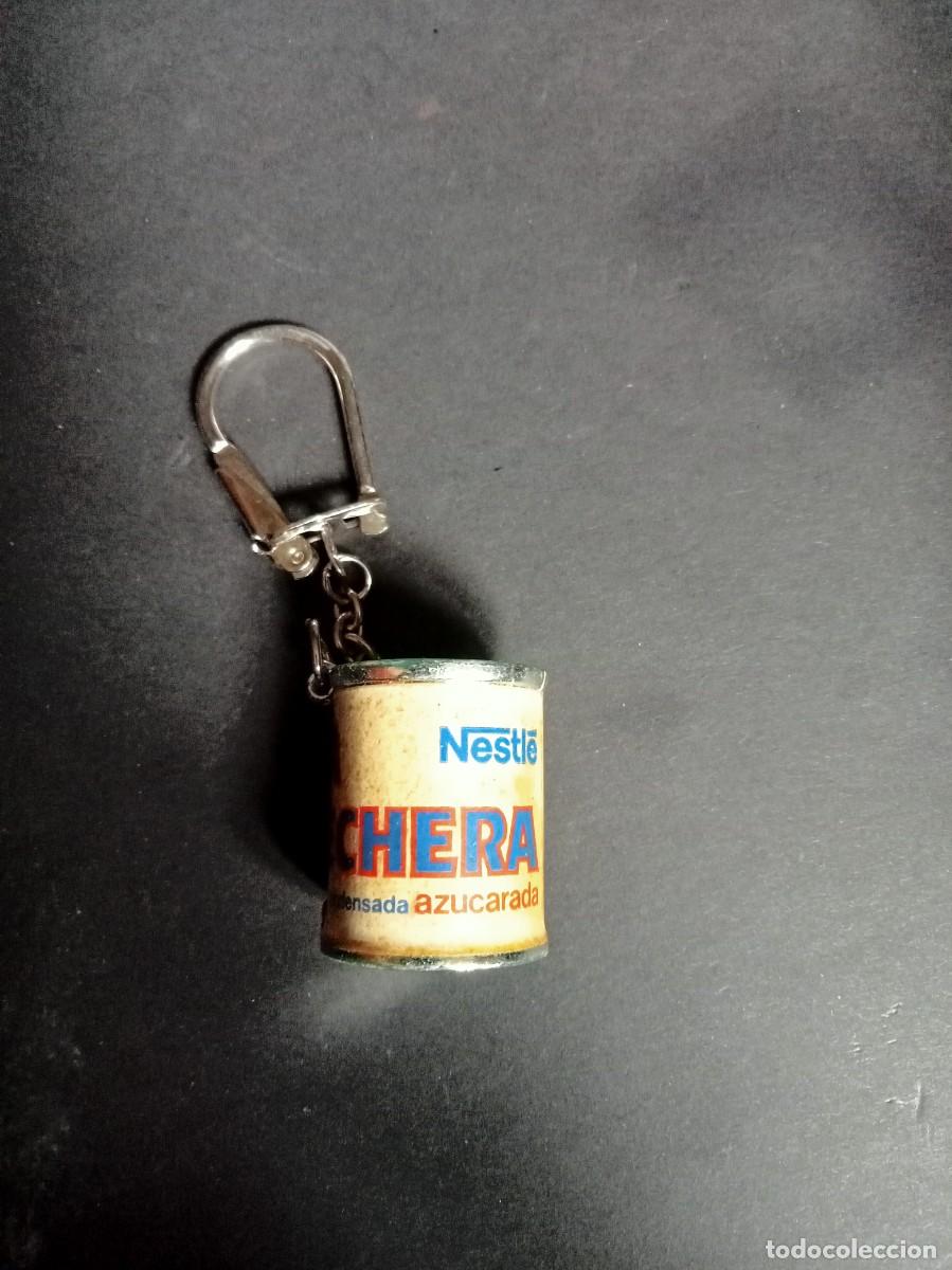 Coleccionismo de llaveros: ANTIGUO LLAVERO BOTE DE LA LECHERA - MINIATURA - PUBLICIDAD NESTL&Eacute; COMIDA BOTECITO LECHE CONDENSADA