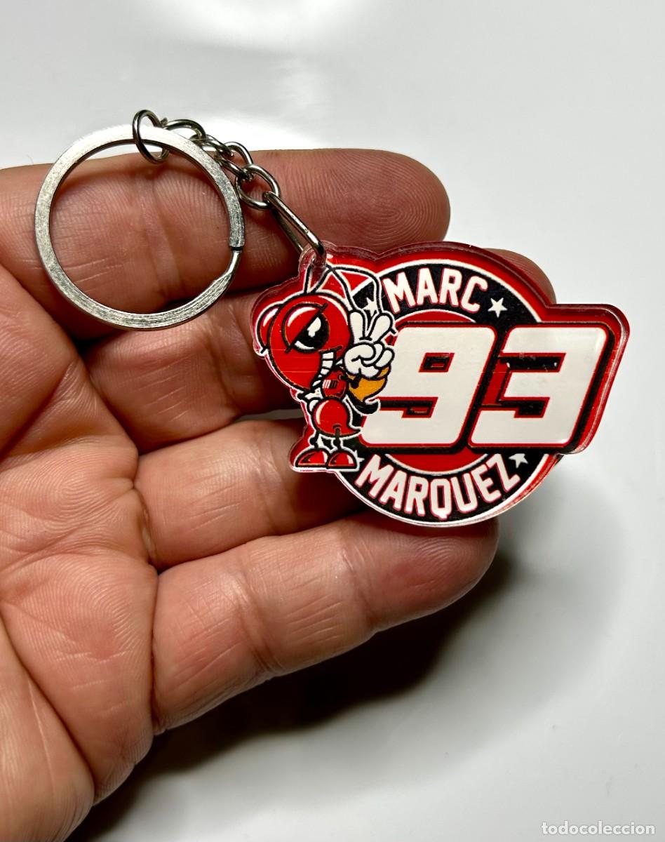 Coleccionismo de llaveros: 3894.Llavero oficial de Marc M&aacute;rquez, el reconocido piloto espa&ntilde;ol de MotoGP