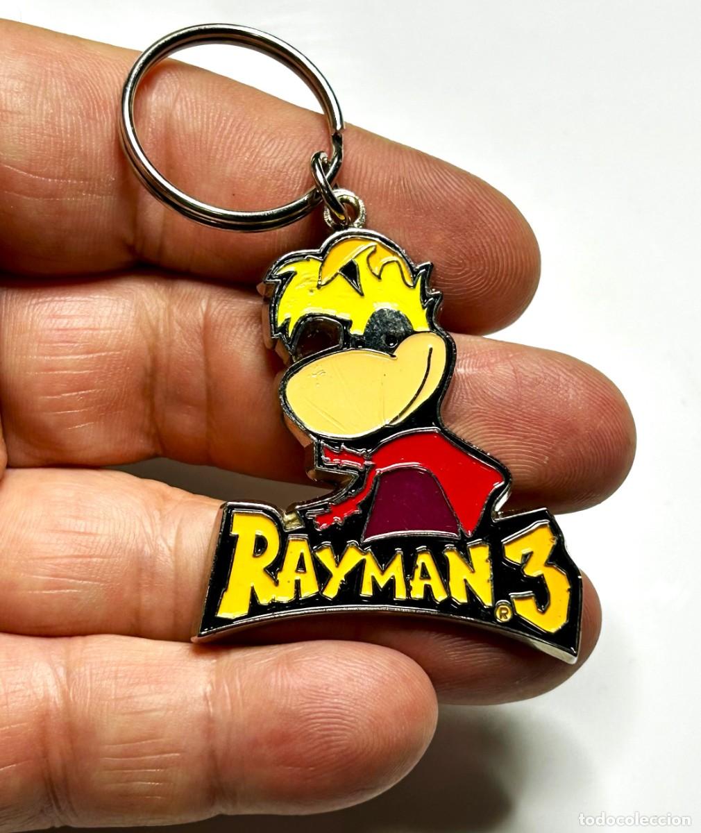 Coleccionismo de llaveros: 3898.Llavero met&aacute;lico promocional oficial de Rayman 3 (Hoodlum Havoc)