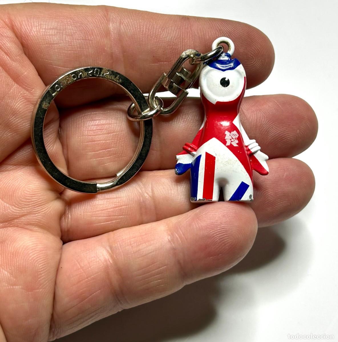 Coleccionismo de llaveros: 3902.Llavero met&aacute;lico oficial de Wenlock, la mascota de los Juegos Ol&iacute;mpicos de Londres 2012