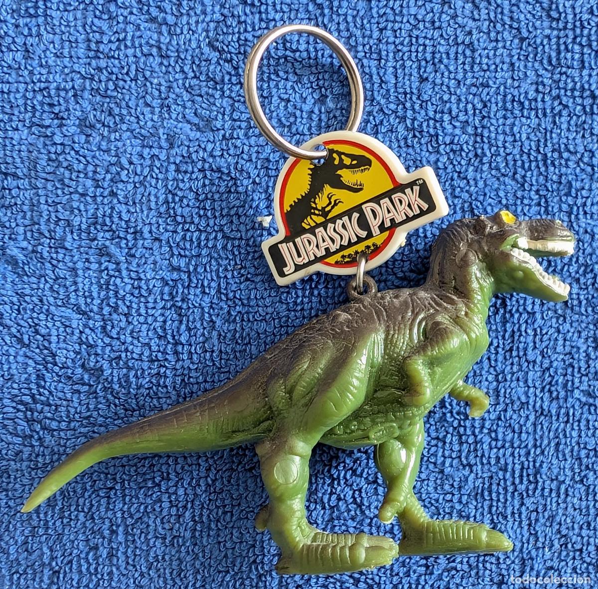 Coleccionismo de llaveros: Antiguo llavero de un T-REX - Producto oficial de Jurassic Park