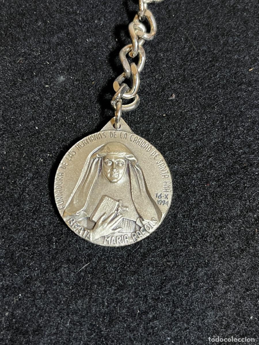 Coleccionismo de llaveros: Llavero Beata Mar&iacute;a R&agrave;fols Zaragoza Virgen Del Pilar Religioso 1994 Vintage