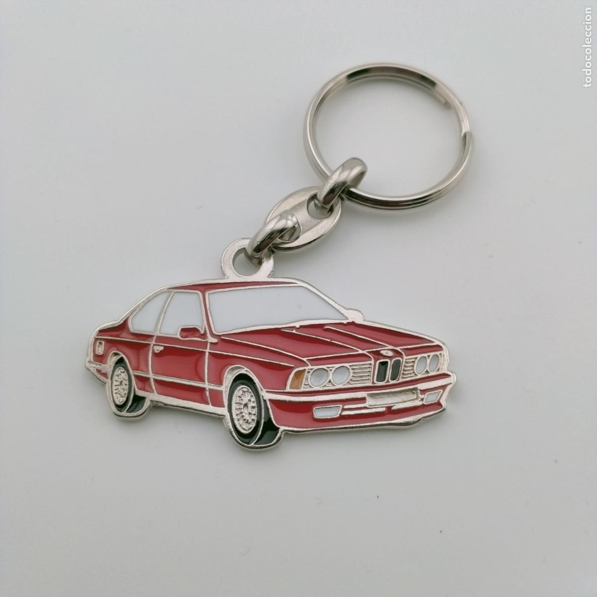 Coleccionismo de llaveros: Llavero BMW E24 rojo