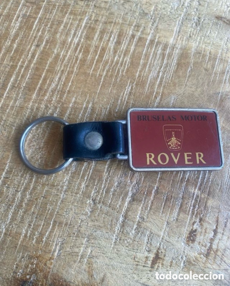Coleccionismo de llaveros: LLAVERO ANTIGUO COCHE ROVER A&Ntilde;OS 90 - BRUSELAS MOTOR