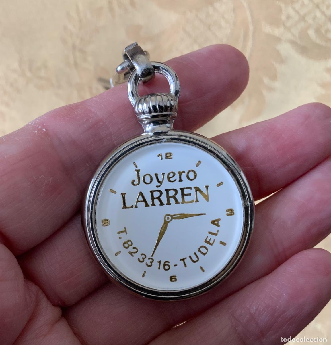 Coleccionismo de llaveros: LLAVERO CON FORMA DE RELOJ JOYERO LARREN TUDELA