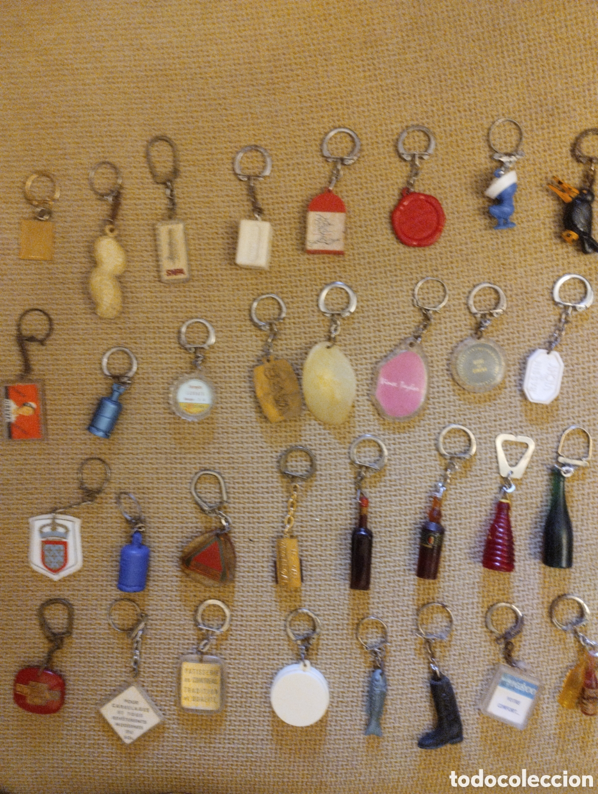 Coleccionismo de llaveros: Lote llaveros antiguos Franceses - Foto 2