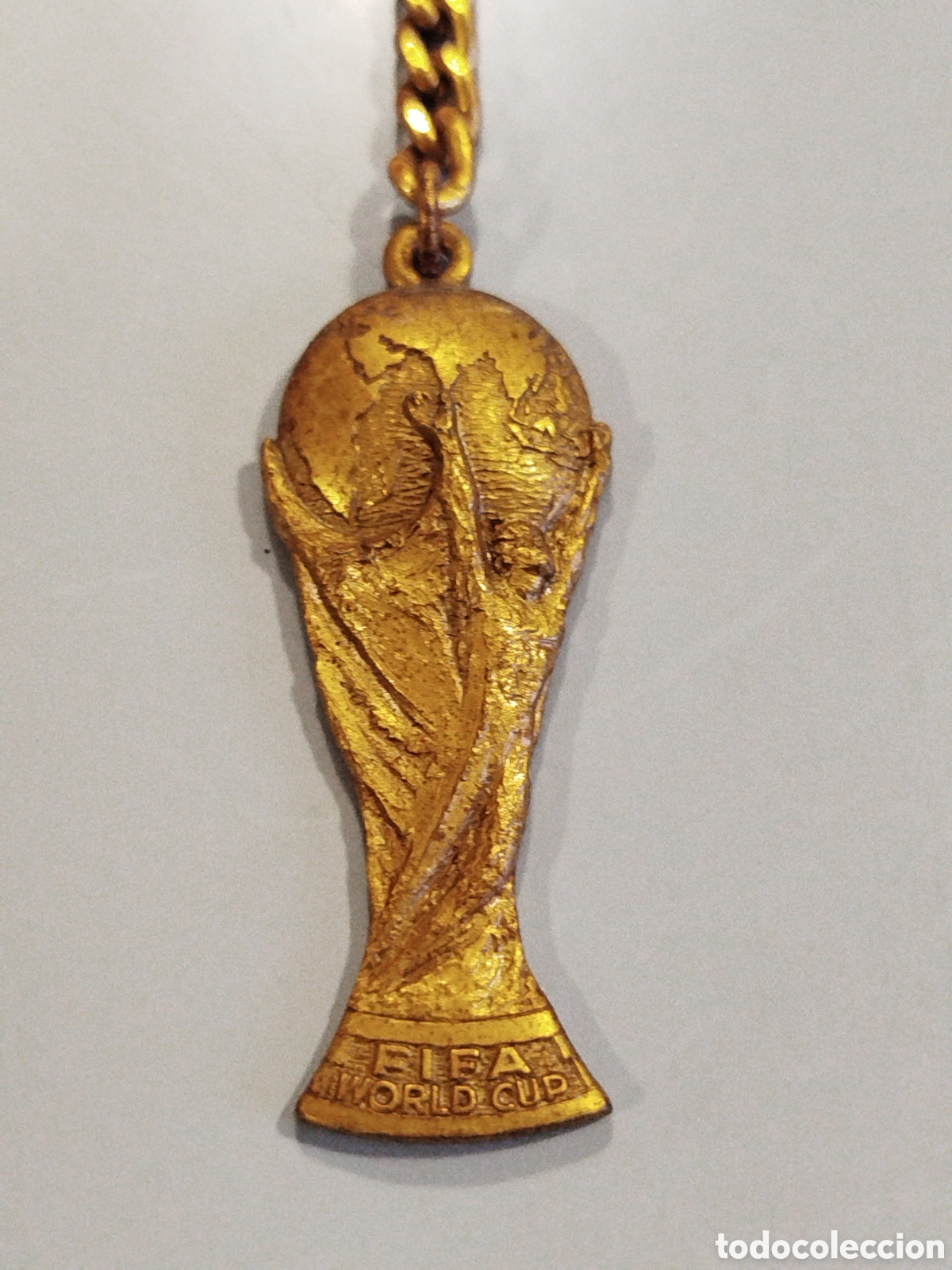 Coleccionismo de llaveros: Llavero de la copa del mundo 1974 Mundial Alemania 74 WM FIFA fabricado por Bertoni Milano
