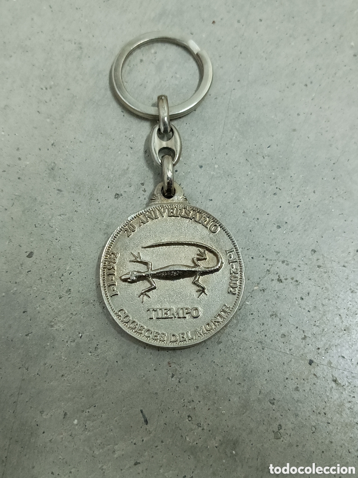 Collectionnisme de portes-cl&eacute;s: LLAVERO MONEDA ALFONSO XII - 20 ANIVERSARIO TIEMPO COGECES DEL MONTE