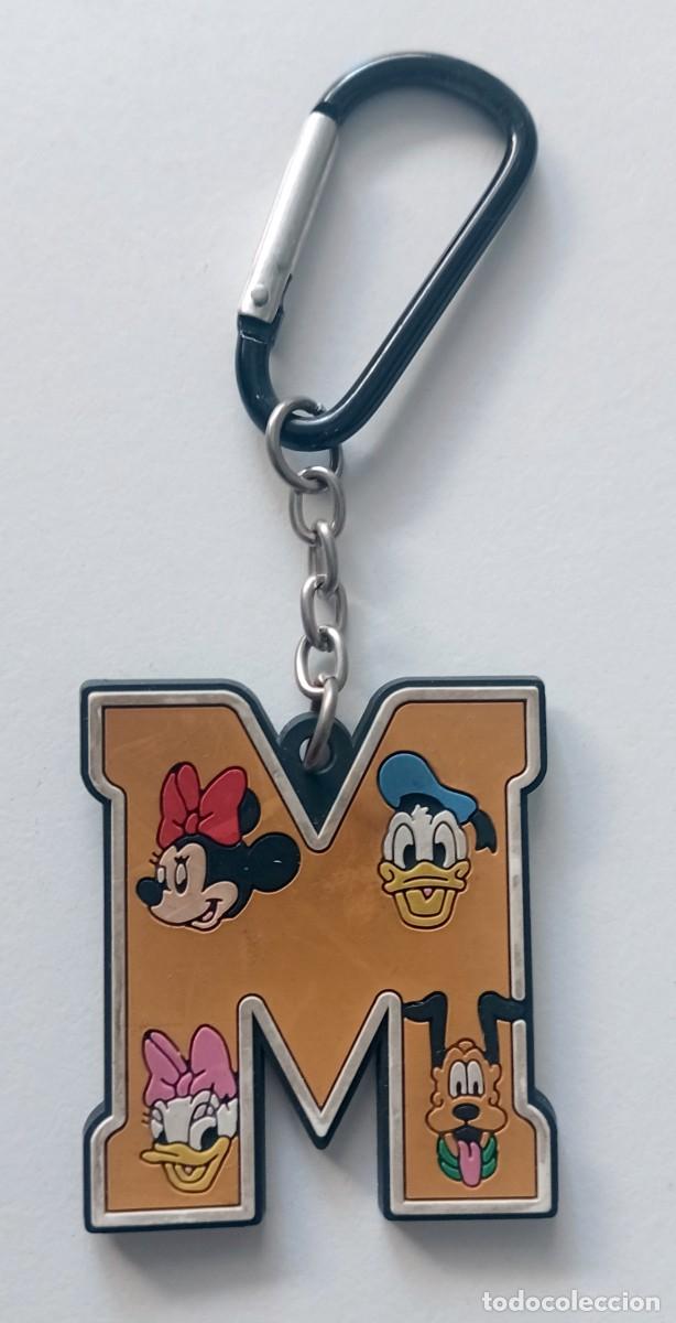 Coleccionismo de llaveros: LLAVERO LETRA M CON PERSONAJES DISNEY: MINNIE MOUSE, PATO DONALD, PLUTO...