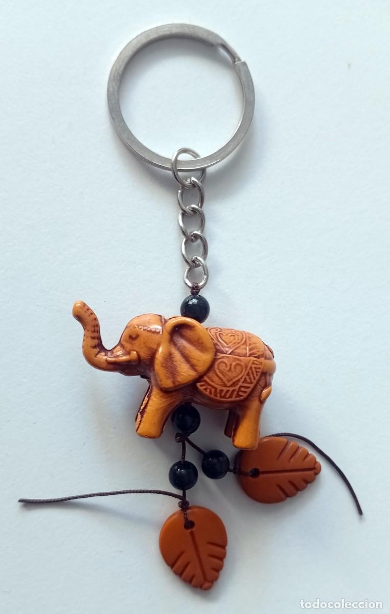 Coleccionismo de llaveros: LLAVERO FIGURA DE ELEFANTE DE LA SUERTE