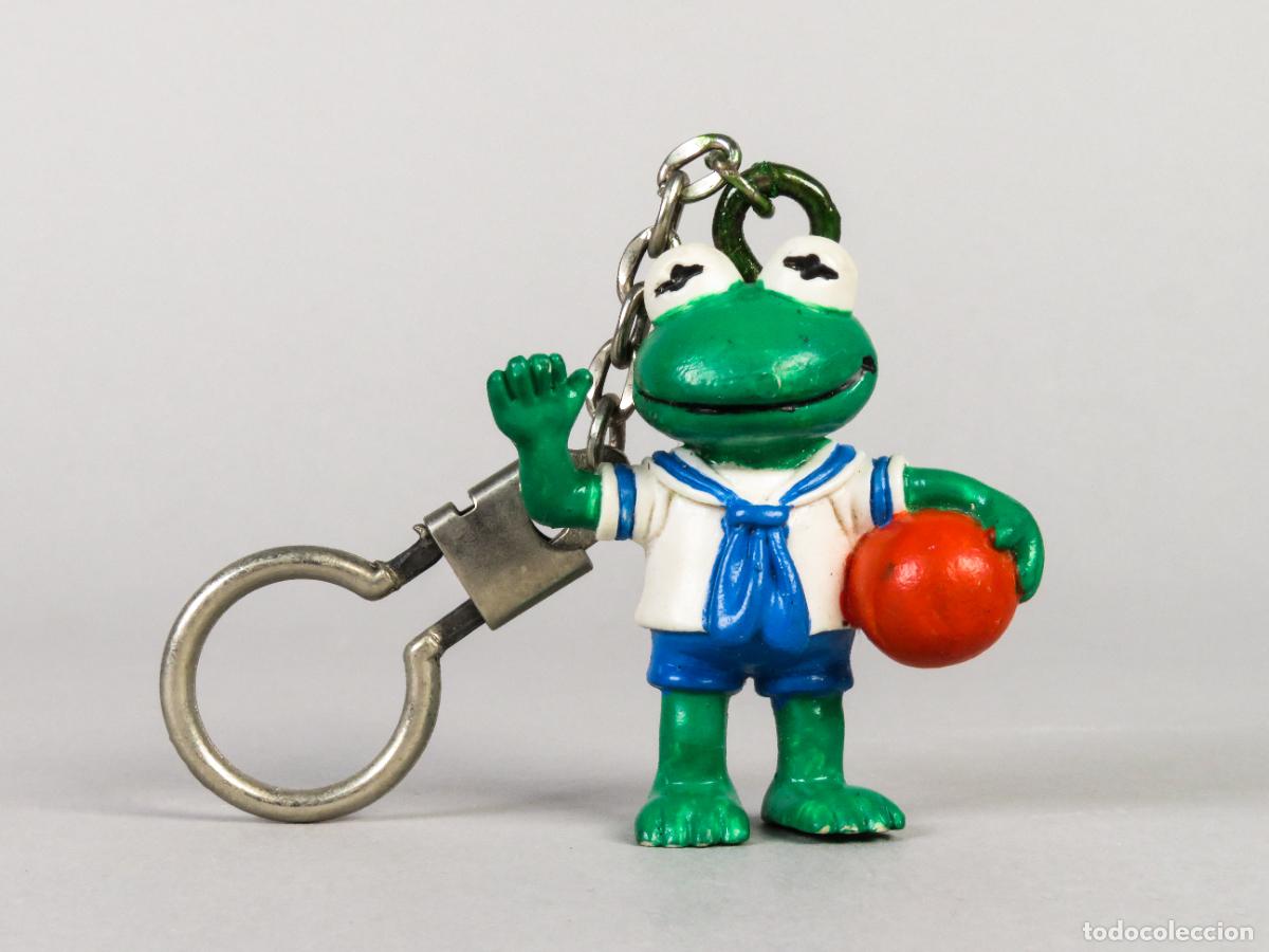 Coleccionismo de llaveros: Rana Gustavo Muppets PVC llavero sin marca a&ntilde;os 80 - 90
