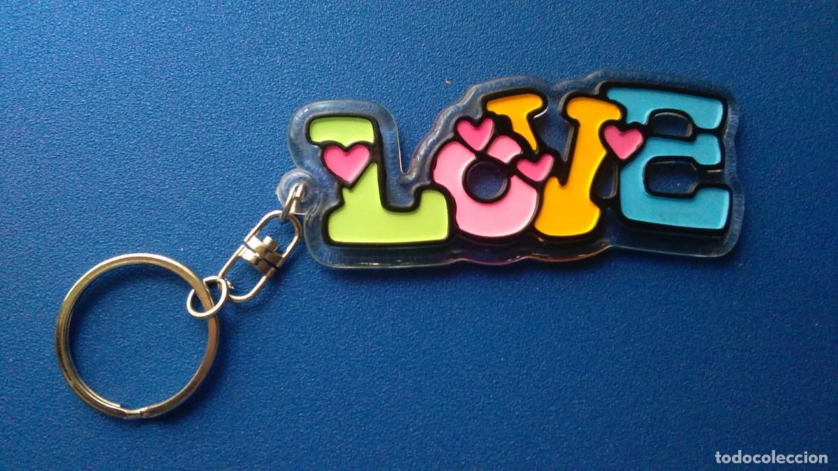 Collectionnisme de portes-cl&eacute;s: LLAVERO PALABRA LOVE